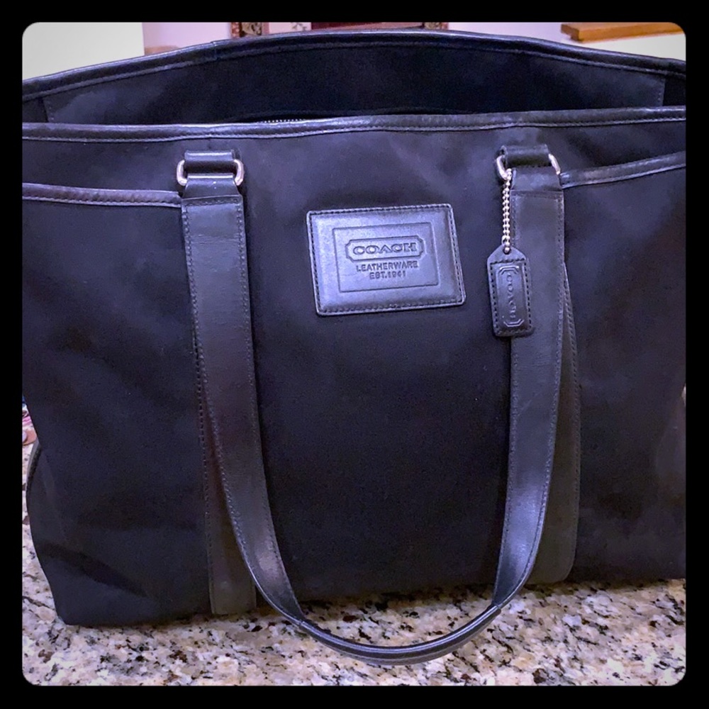 Black COACH shoulder bag